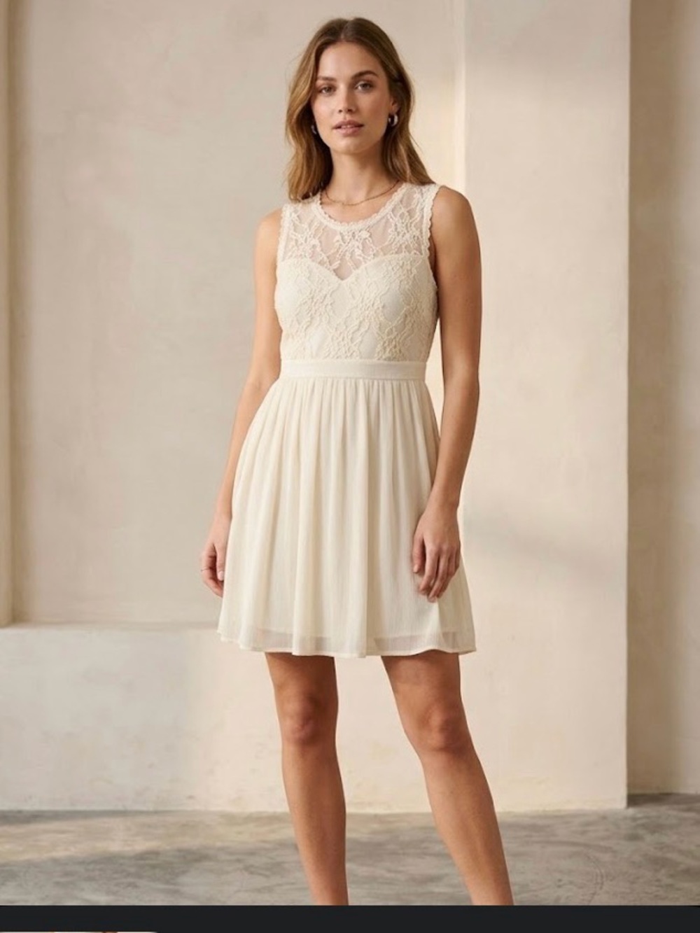 Cocktail Dress Cream Bachelorette
